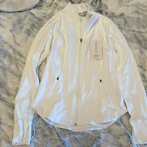 Athleta salutation ribbed jacket